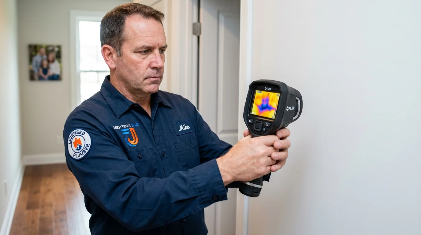Thermal imaging leak detection by Johns Plumbing LLC in Fort Stewart